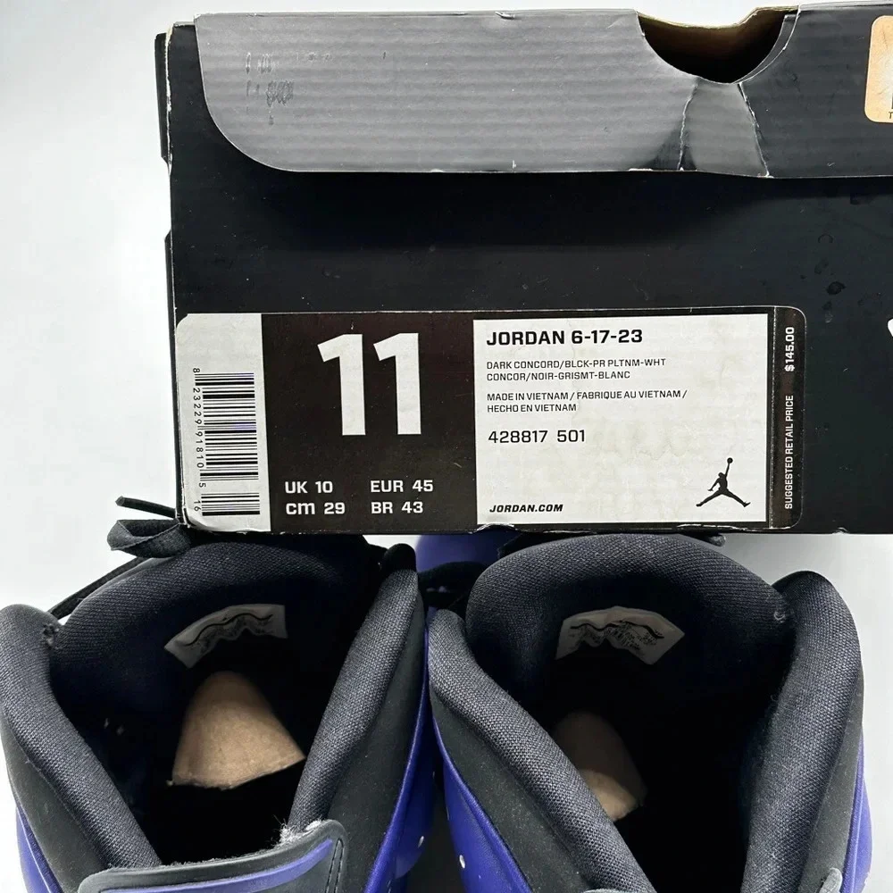 Nike Air Jordan 12-11-23 Dark Concord Sz 11 428817-501 OG Box Release Yr‎ 2013